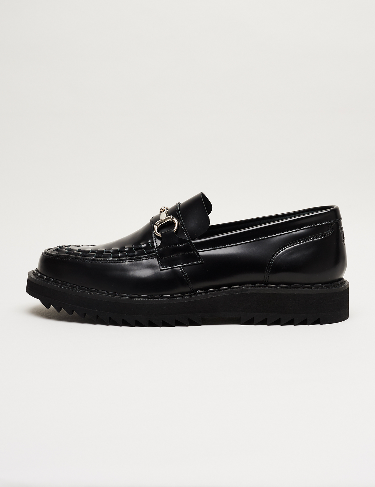 Ripple Interlace Loafer Black