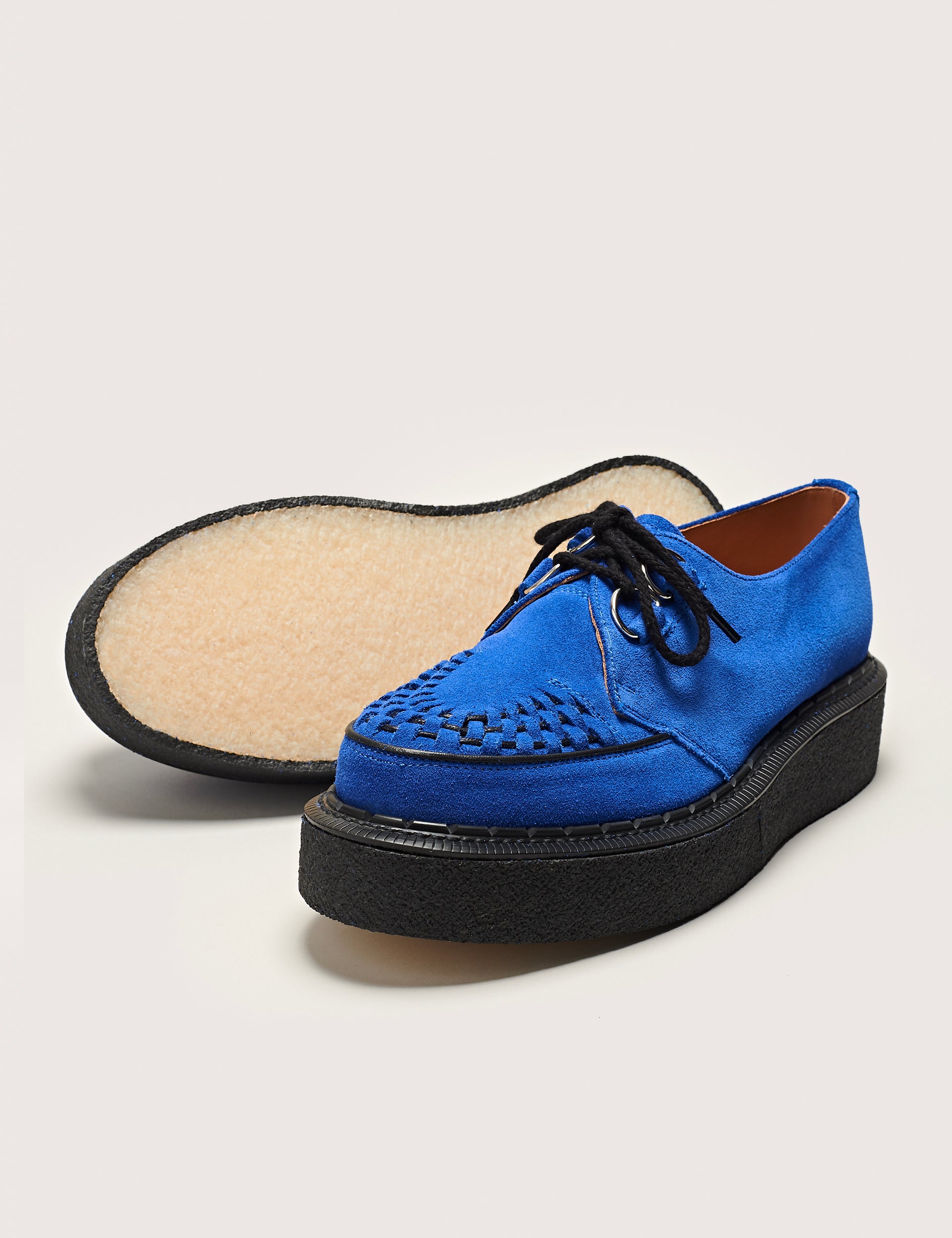 Skipton Royal Blue Suede Three Quarters