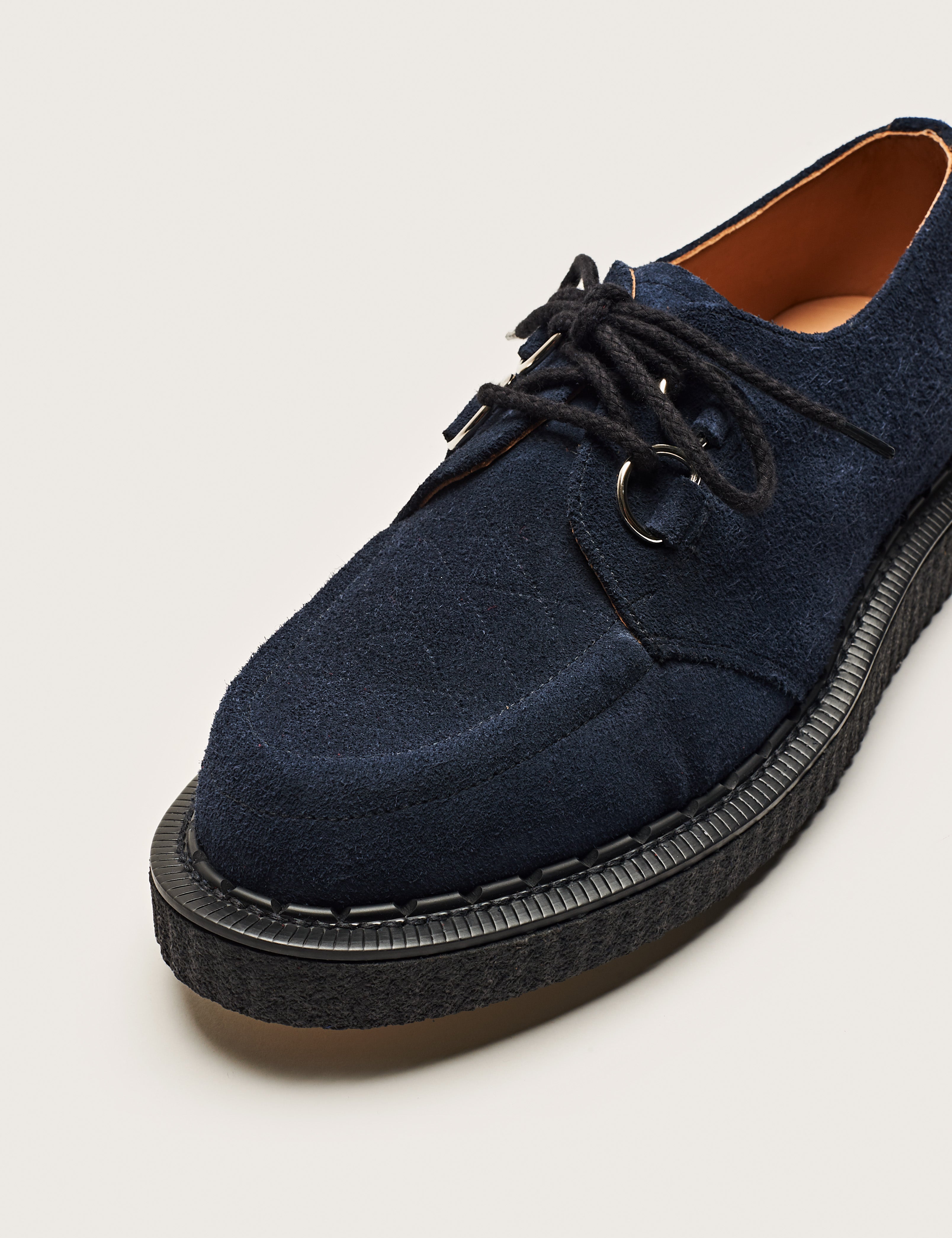 Bingley Navy Suede