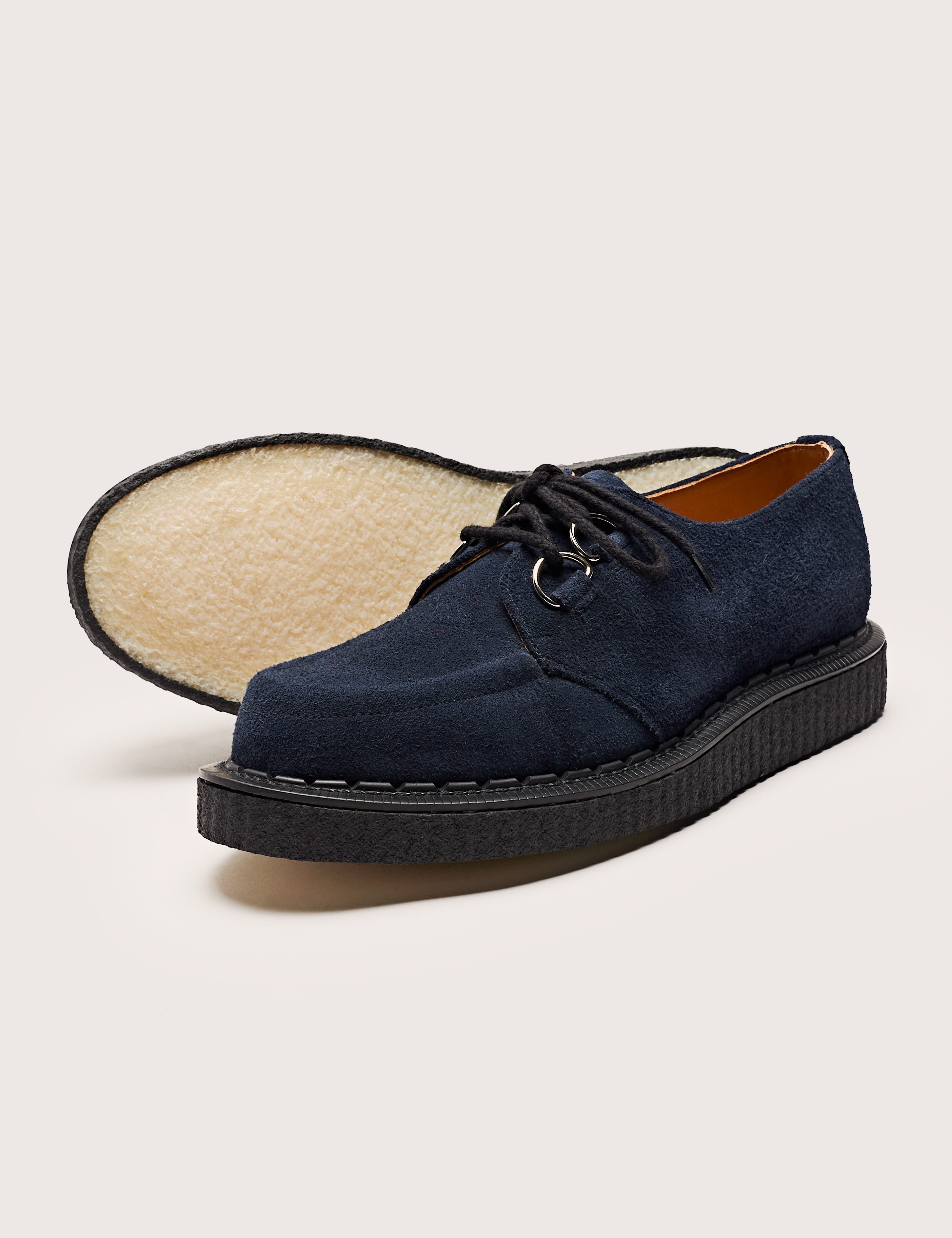 Bingley Navy Suede