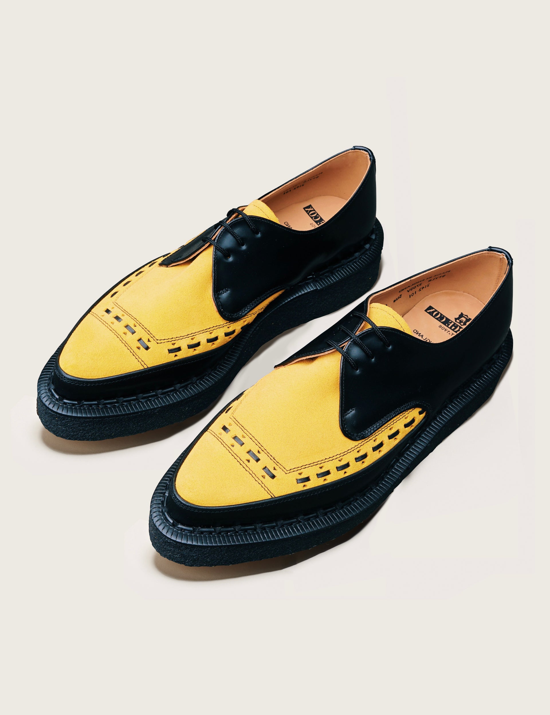 Diano Black/Mustard Suede Three Quarters